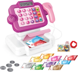Cassa elettronica per bambini Mini Negozio - rosa