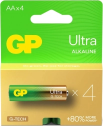 Batterie alcaline LR6/AA GP Ultra 4pz