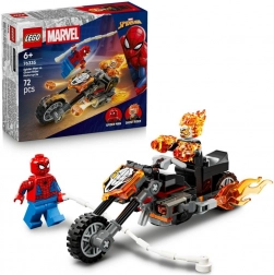 Spider‑Man vs. Ghost Rider in moto – set d’azione LEGO Marvel