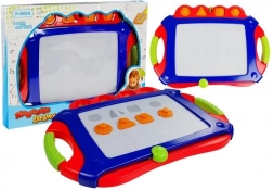 Lavagna magnetica Timbri blu Pictionary