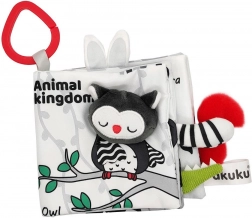 Libretto sensoriale a contrasto per bambini Akuku animaletti