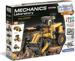 Clementoni Laboratorio di Meccanica Bulldozer 10in1 – kit educativo STEM