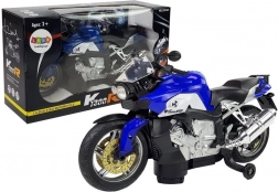 Motocicletta elettrica per bambini blu