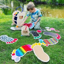 Set Profedu di percorsi e cerchi sensoriali