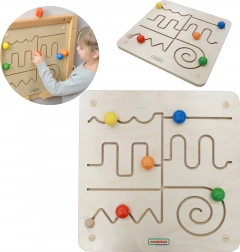 Tabellone Educativo in Legno Labirinto Masterkidz Montessori