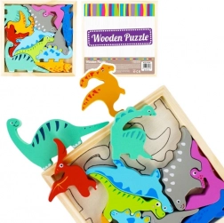 puzzle dinosauri – puzzle in legno per bambini