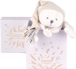 Set regalo Doudou – orsacchiotto peluche doudou con cappellino, beige 25 cm