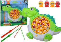 Gioco di pesca con dinosauro – verde
