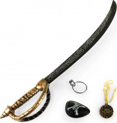 sciabola da pirata con accessori per travestimenti
