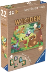 Ravensburger puzzle in legno giungla 22 pezzi