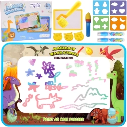 tappetino magico per disegnare con acqua XXL 100 × 80 cm con timbri e numeri