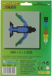 Set di costruzione Mosaic Color 2in1 – elicottero e aereo, 186 pezzi