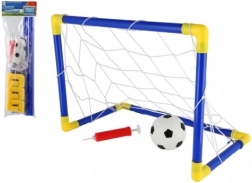 Porta da calcio per bambini con pallone e pompetta