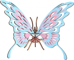 Woodcraft puzzle 3D in legno Farfalla colorata