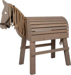 Small Foot Cavallino in Legno Grigio