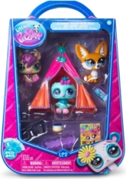 Littlest Pet Shop festa in pigiama con 3 figurine