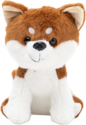 Cane di peluche Shiba Inu marrone-bianco 20 cm