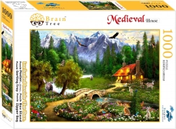 Puzzle Brain Tree - Chalet di montagna 1000 pezzi