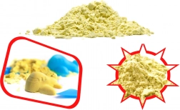 Sabbia cinetica magica per bambini 1 kg – Giallo