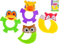 Ciuccio dentizione a forma di animaletto 11 cm, vari tipi e colori, dai 3 mesi