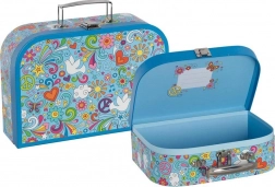 Set di valigette per bambini Goki Love & Peace, 2 pezzi