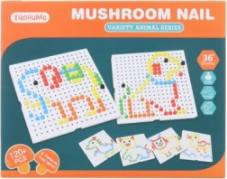 Mosaico a bottoni colorato 120 pz