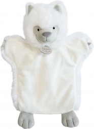 Burattino di Peluche Lupo Bianco 25 cm