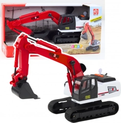 Escavatore cingolato in gomma con cabina rotante e benna mobile