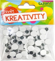 Occhi mobili 12 mm, 80 pezzi