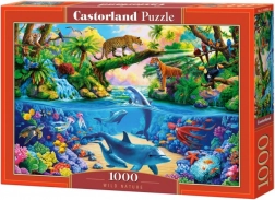 Puzzle 1000 pezzi Natura selvaggia, delfini