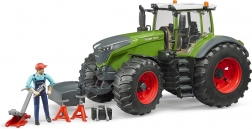Bruder trattore Fendt 1050 Vario con meccanico e attrezzi da officina 1:16