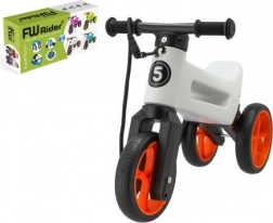 Bicicletta senza pedali Funny Wheels Rider SuperSport 2in1 con tracolla – Bianco/Arancione
