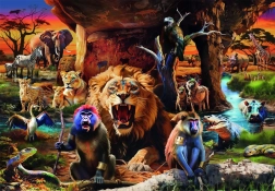 Clementoni puzzle Riunione degli animali 1500 pezzi