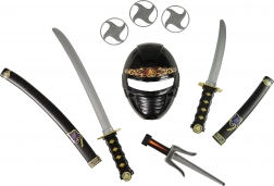 set ninja con maschera e armi per bambini