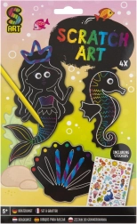 Set creativo – crea i tuoi animaletti da grattare con adesivi (4 pz)