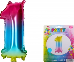 Palloncino gonfiabile arcobaleno numero 1