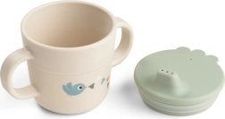 Done by Deer tazza con beccuccio Foodie Celebration color sabbia