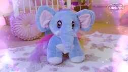 Elefantino di peluche interattivo Lola con fiabe ceche