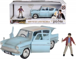 Harry Potter – modello in metallo Ford Anglia 1959 1:24 con figurina