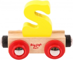 Bigjigs Rail vagone in legno – lettera S