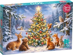 Puzzle Cherry Pazzi Natale nel bosco, 300 pezzi
