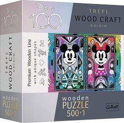 Puzzle in legno Mickey Mouse & Minnie 501 pezzi