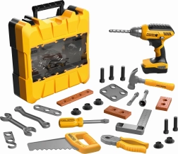 Set di attrezzi per bambini in valigetta con effetti luminosi