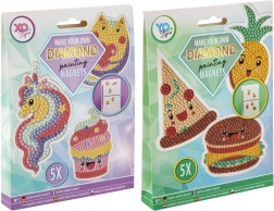 Set per creare magneti con diamantini, 5 pezzi