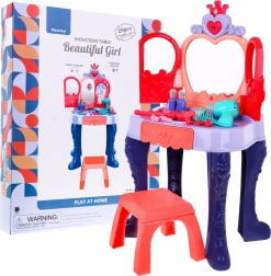 Toeletta interattiva per bambini con bacchetta magica, phon e 28 accessori