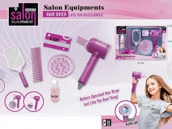 Set per bambini con asciugacapelli a batteria