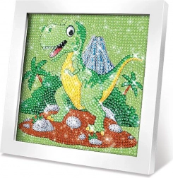 Set creativo – quadro con pietrine dinosauro