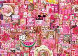 Puzzle a tema rosa COBBLE HILL 1000 pezzi