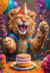 Puzzle 1000 pezzi – compleanno Happy Birthday