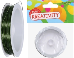 Filo legante decorativo verde 0,4 mm, 30 m